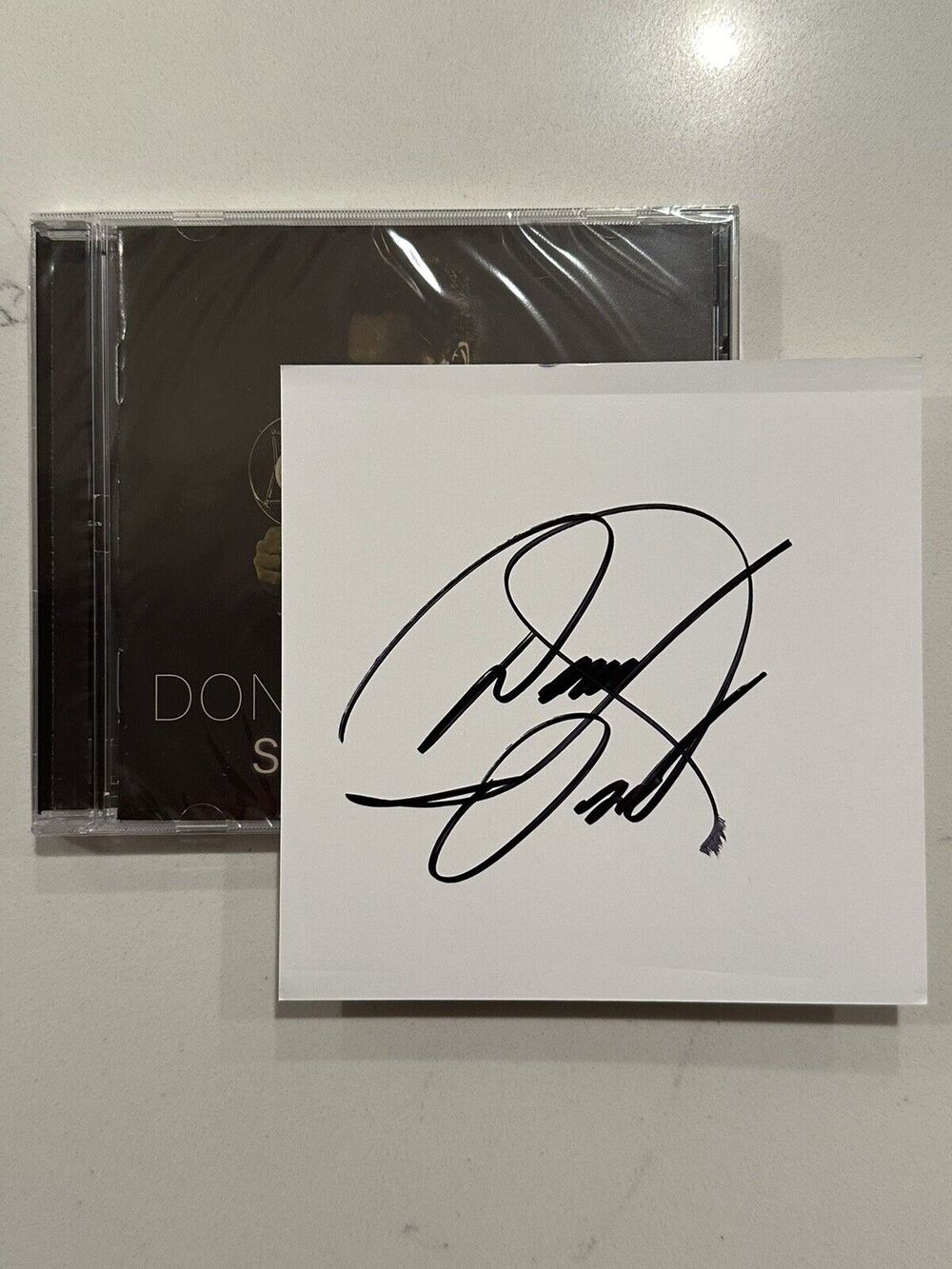 DONNY OSMOND SIGNED START AGAIN CD +SIGNED INSERT CARD AUTOGRAPHED
